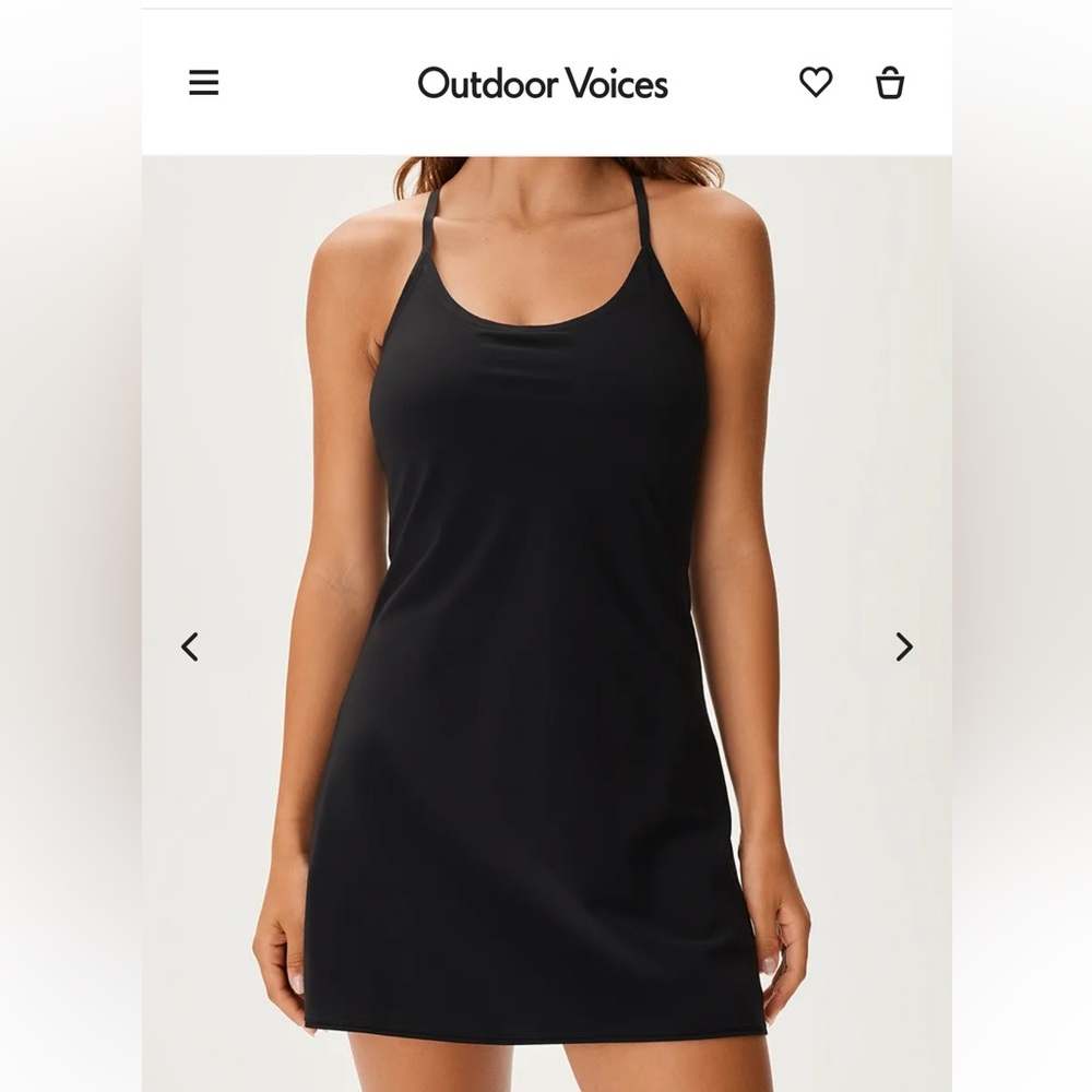 Outdoor Voices Exercise Dress - Black - Medium